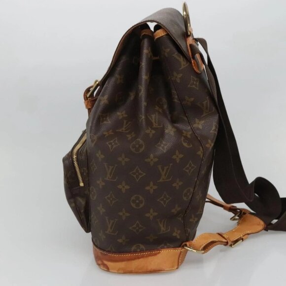 LOUIS VUITTON Monogram Montsouris GM Backpack M51135 LV Auth 135592 - Picture 4 of 16